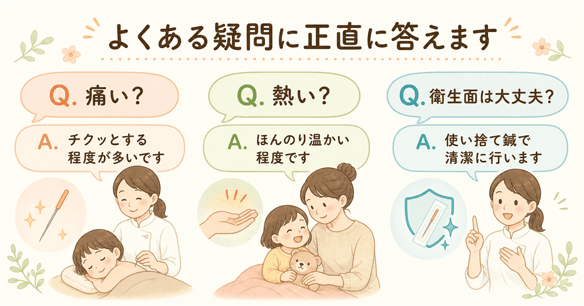 よくある疑問に正直に答えますの図解