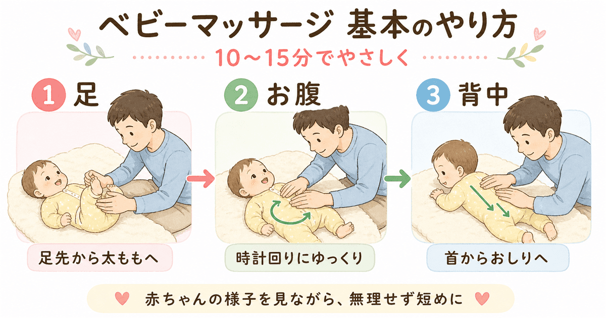 基本のやり方（10〜15分）の図解
