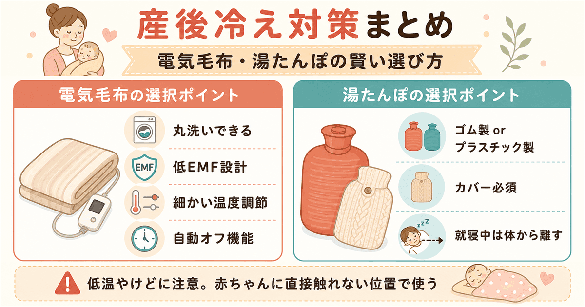 まとめ：育児中の冷え対策チェックリスト