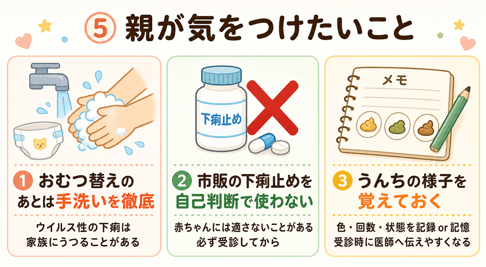親が気をつけたいこと3つのポイント