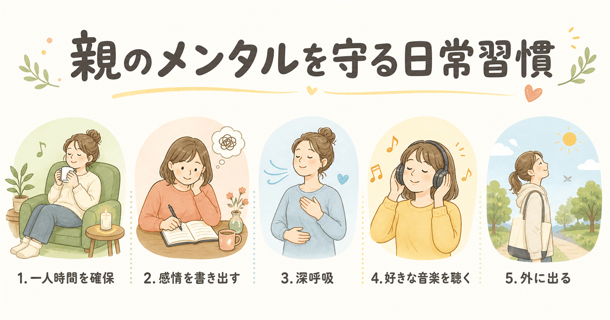 親のメンタルを守る日常習慣
