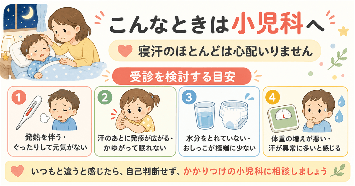 こんなときは小児科へ・受診の目安