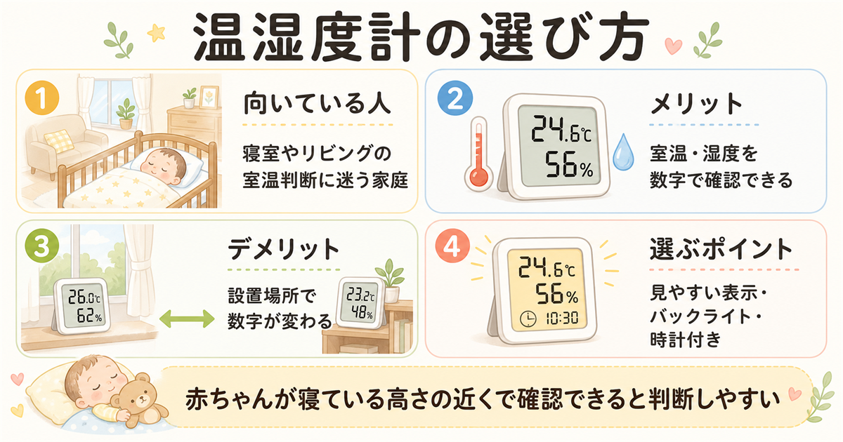 温湿度計の選び方