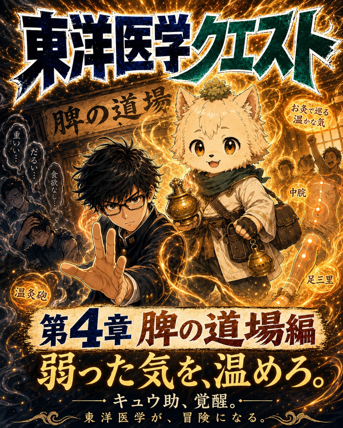 【漫画】東洋医学クエスト 第4章「脾の道場編」